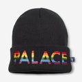 Palace Pride Knit Hat Black