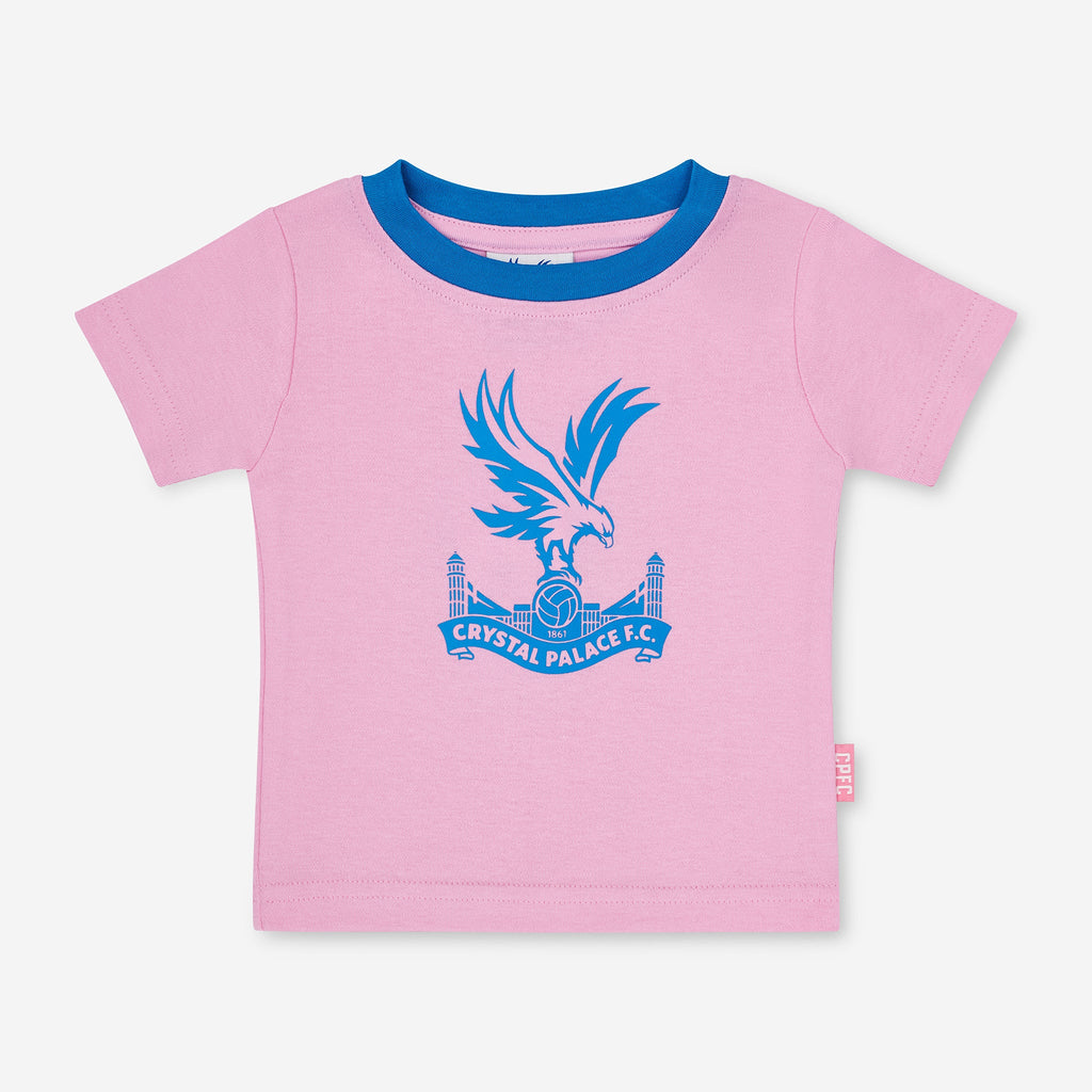Logo Baby T-Shirts (2 pack) Blue/Pink