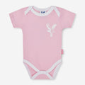 Logo Baby Bodysuit Pink