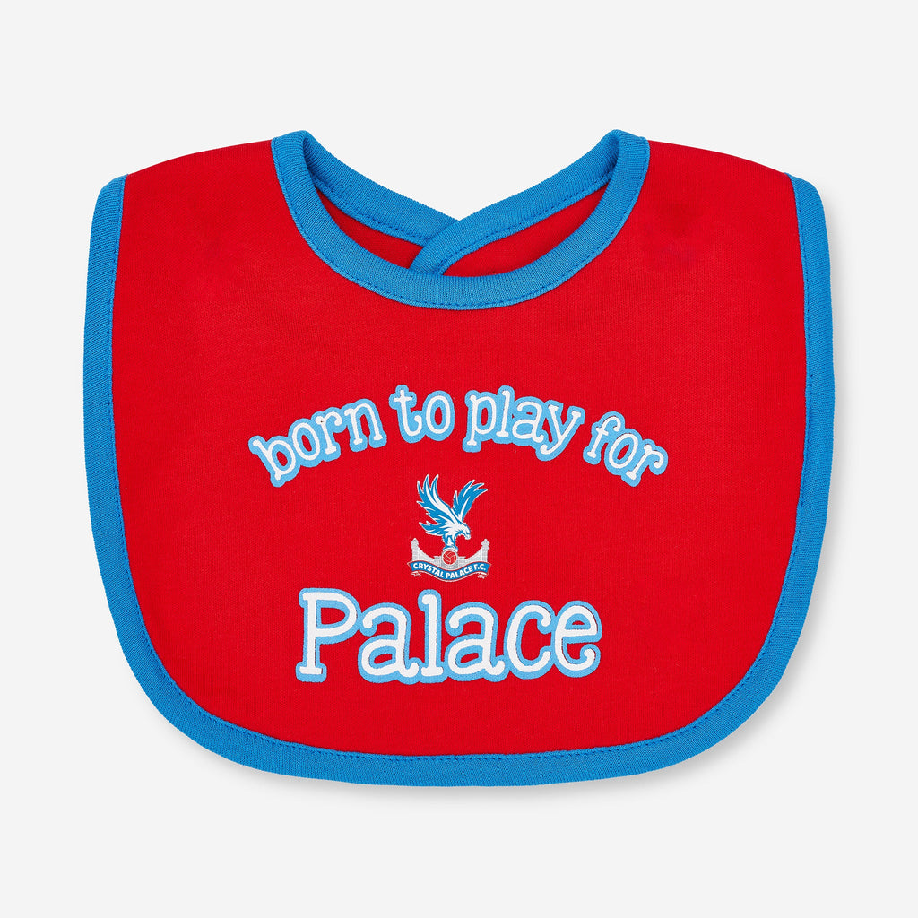Baby Palace Bibs (2 Pack) Red and Blue