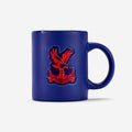 Embossed Metallic Crest Mug