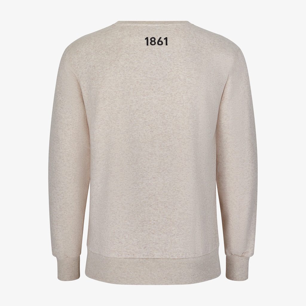 Crystal Palace Embroidered Crew Sweatshirt Oatmeal