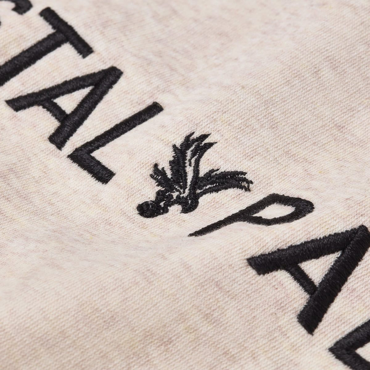 Crystal Palace Embroidered Crew Sweatshirt Oatmeal