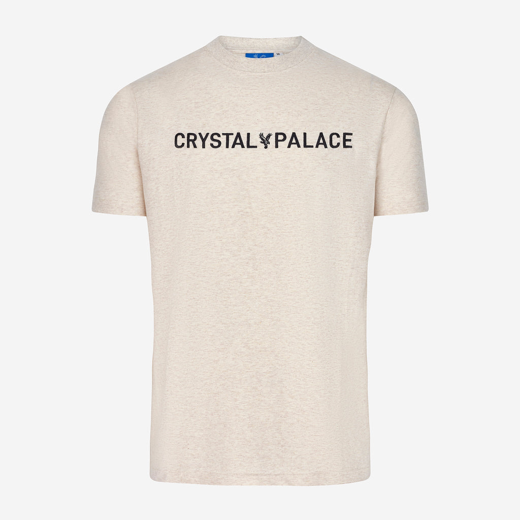 Crystal Palace Embroidered T-Shirt Oatmeal