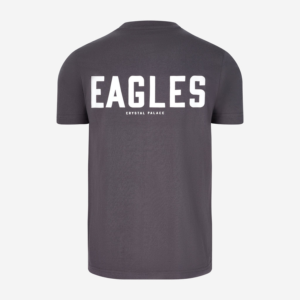 Eagles Raised Print T-Shirt Charcoal
