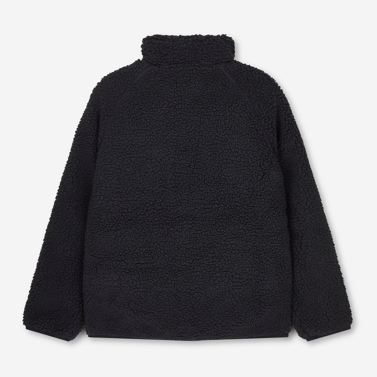 Logo Sherpa Fleece Jacket Junior Black