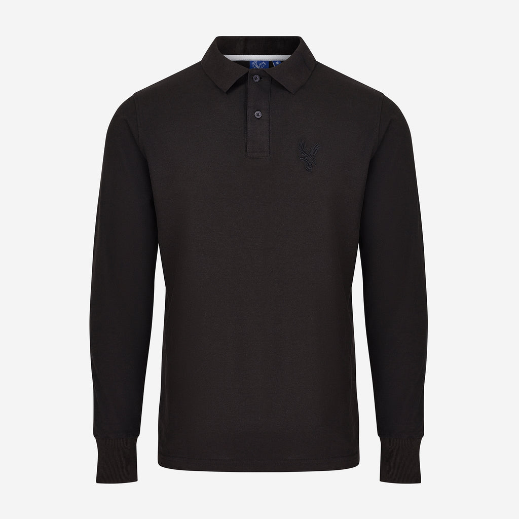 Eagle L/S Polo Shirt Black