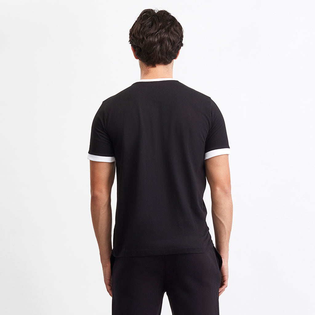 Ringer T-Shirt Black