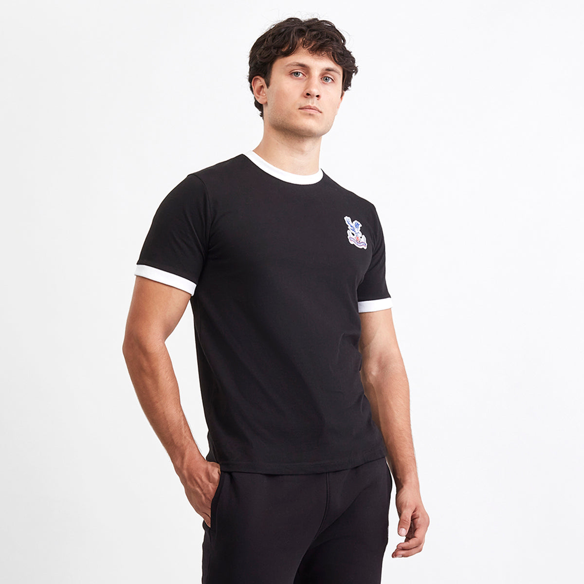 Ringer T-Shirt Black