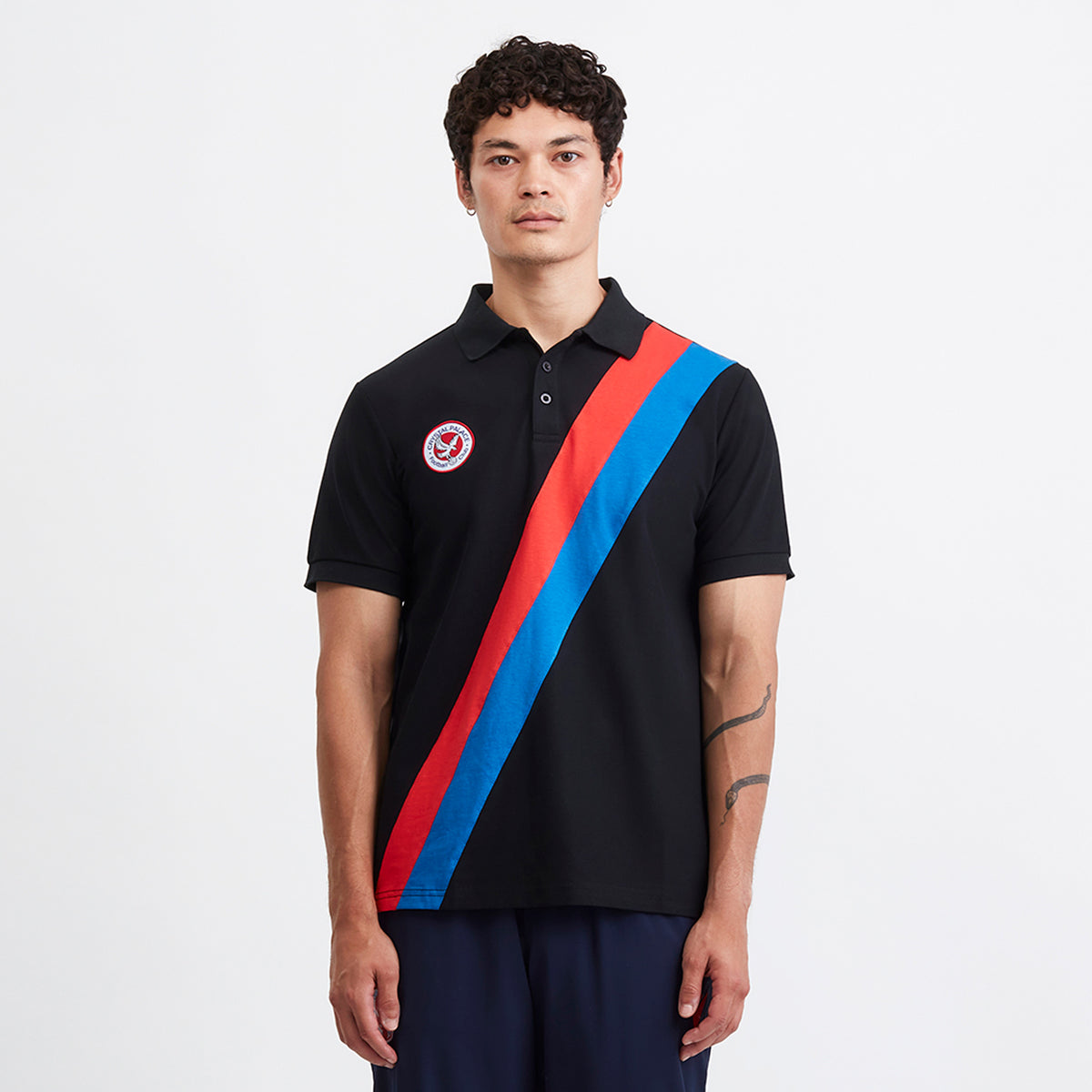 Sash Polo Shirt Black