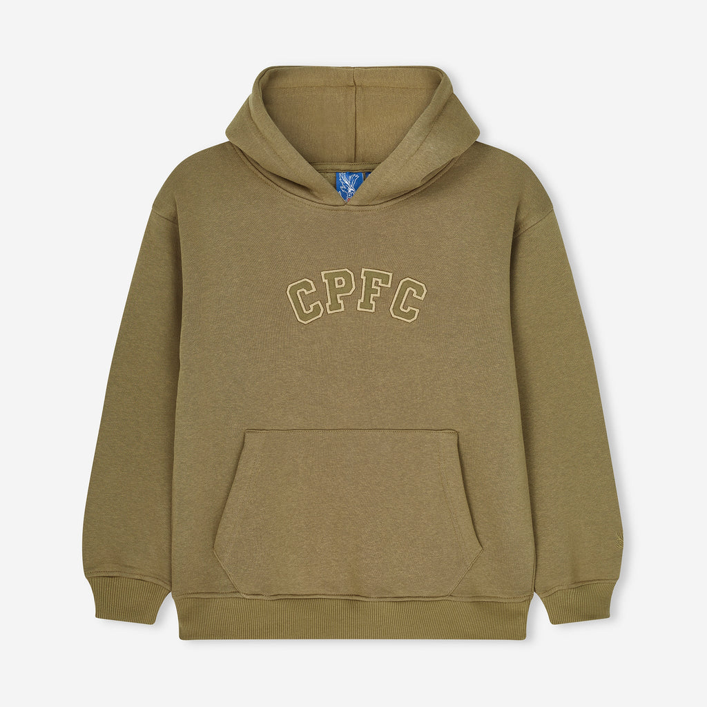 CPFC Applique Hoodie Junior Olive