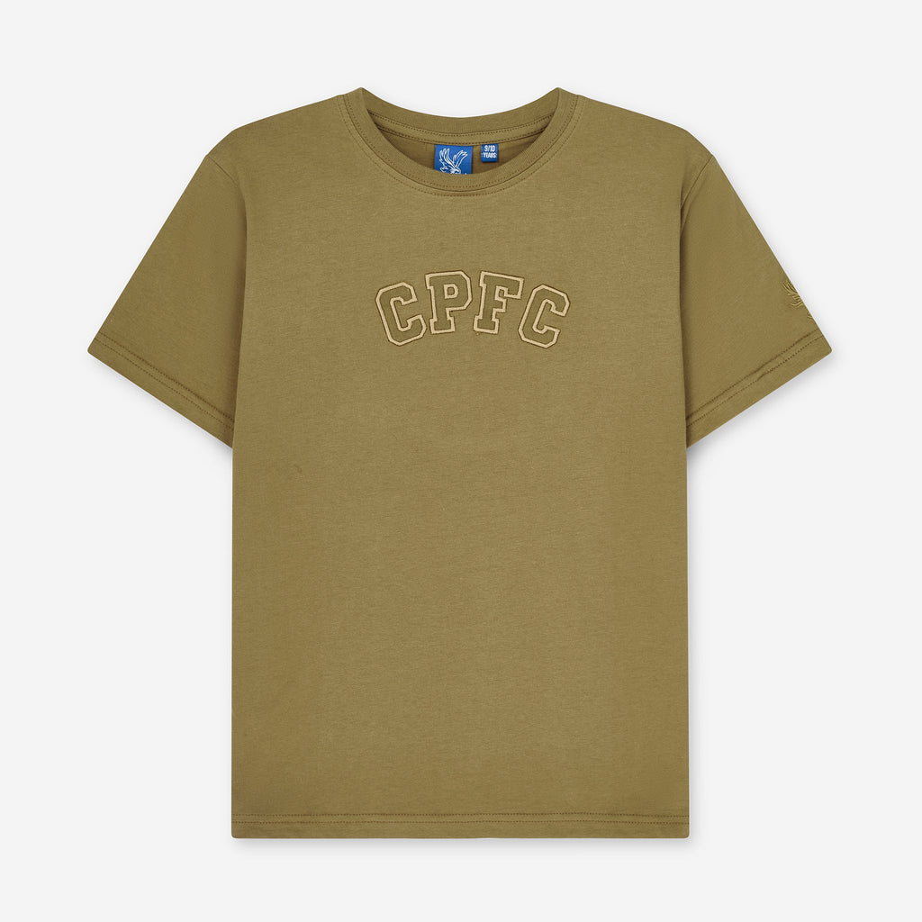 CPFC Applique T-Shirt Junior Olive