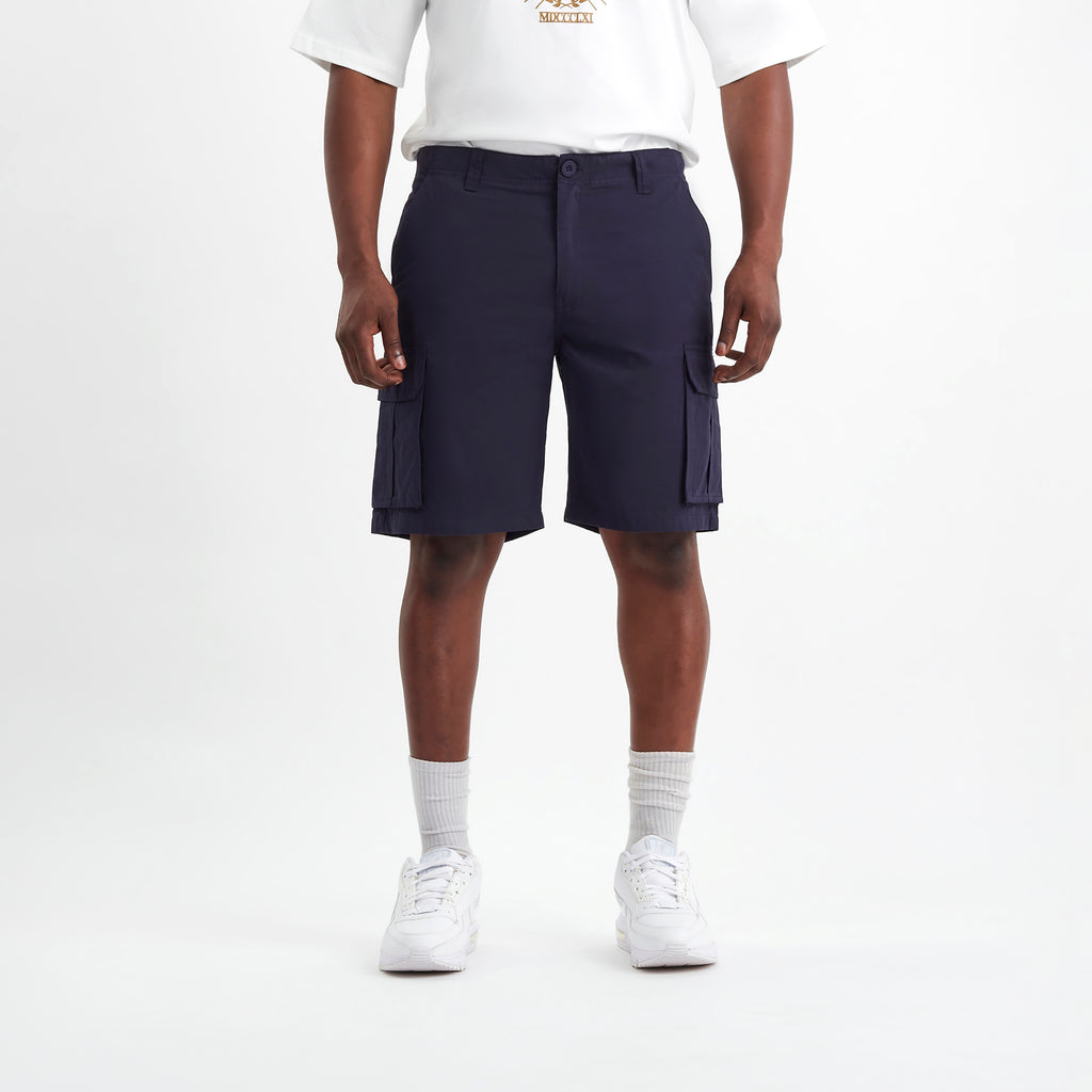 Logo Cargo Shorts Navy