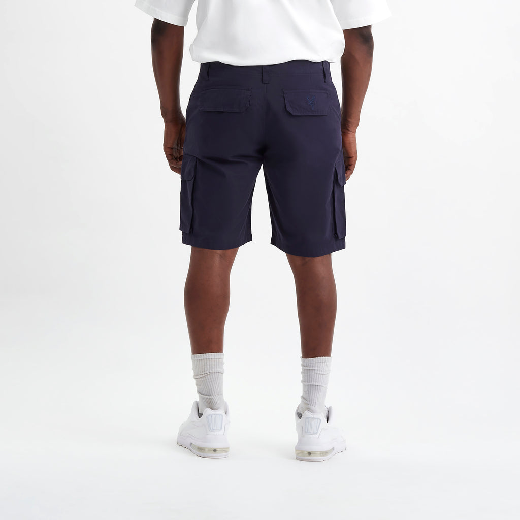 Logo Cargo Shorts Navy