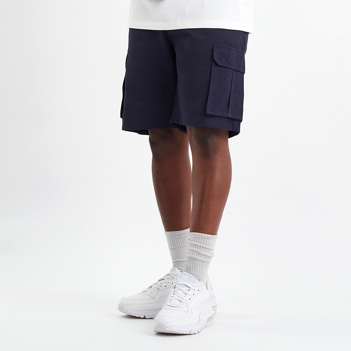 Logo Cargo Shorts Navy