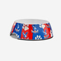 Logo Striped Pet Bowl