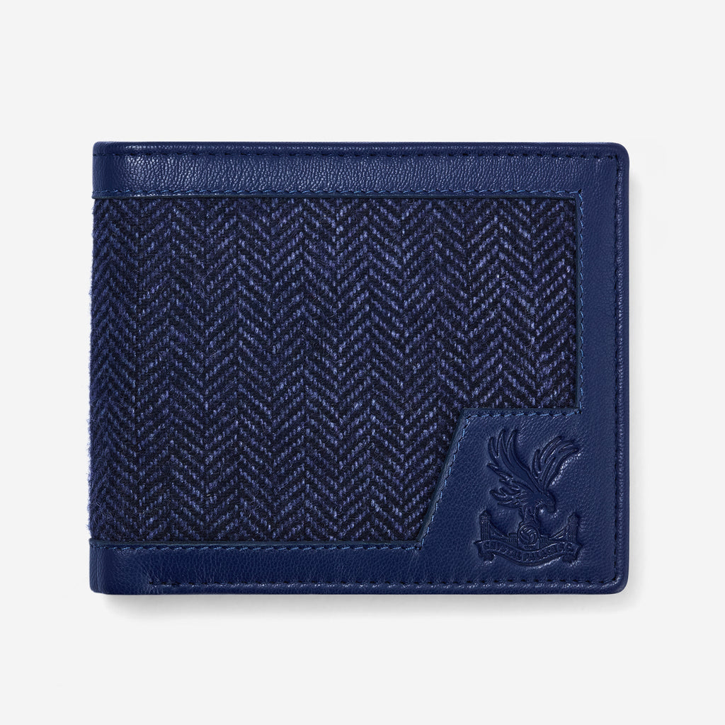Logo Tweed Wallet Blue