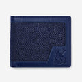 Logo Tweed Wallet Blue