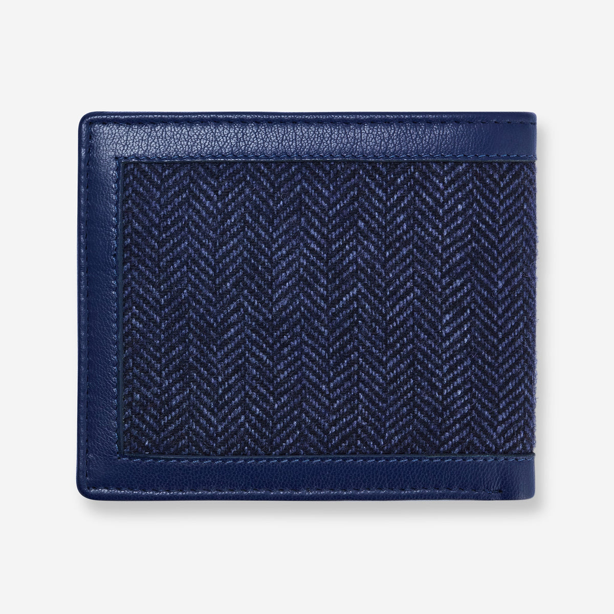 Logo Tweed Wallet Blue