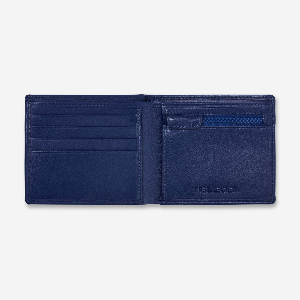 Logo Tweed Wallet Blue