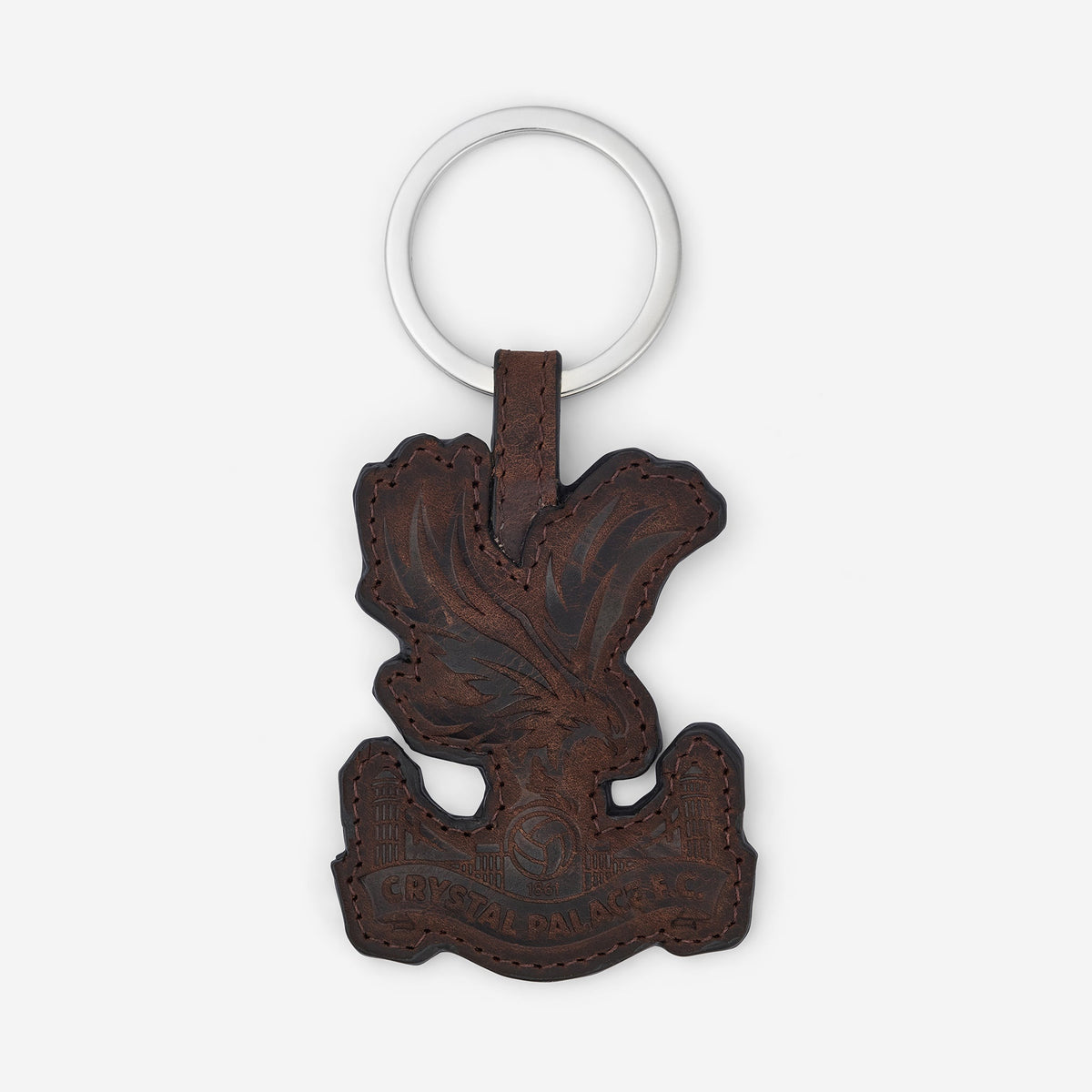 Logo Leather Keyring