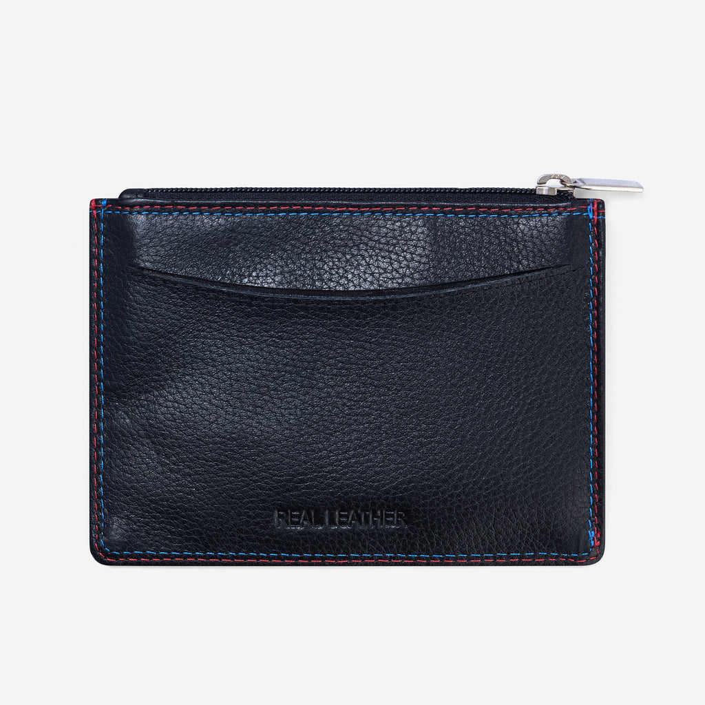 Logo Soft Leather Coin Pouch