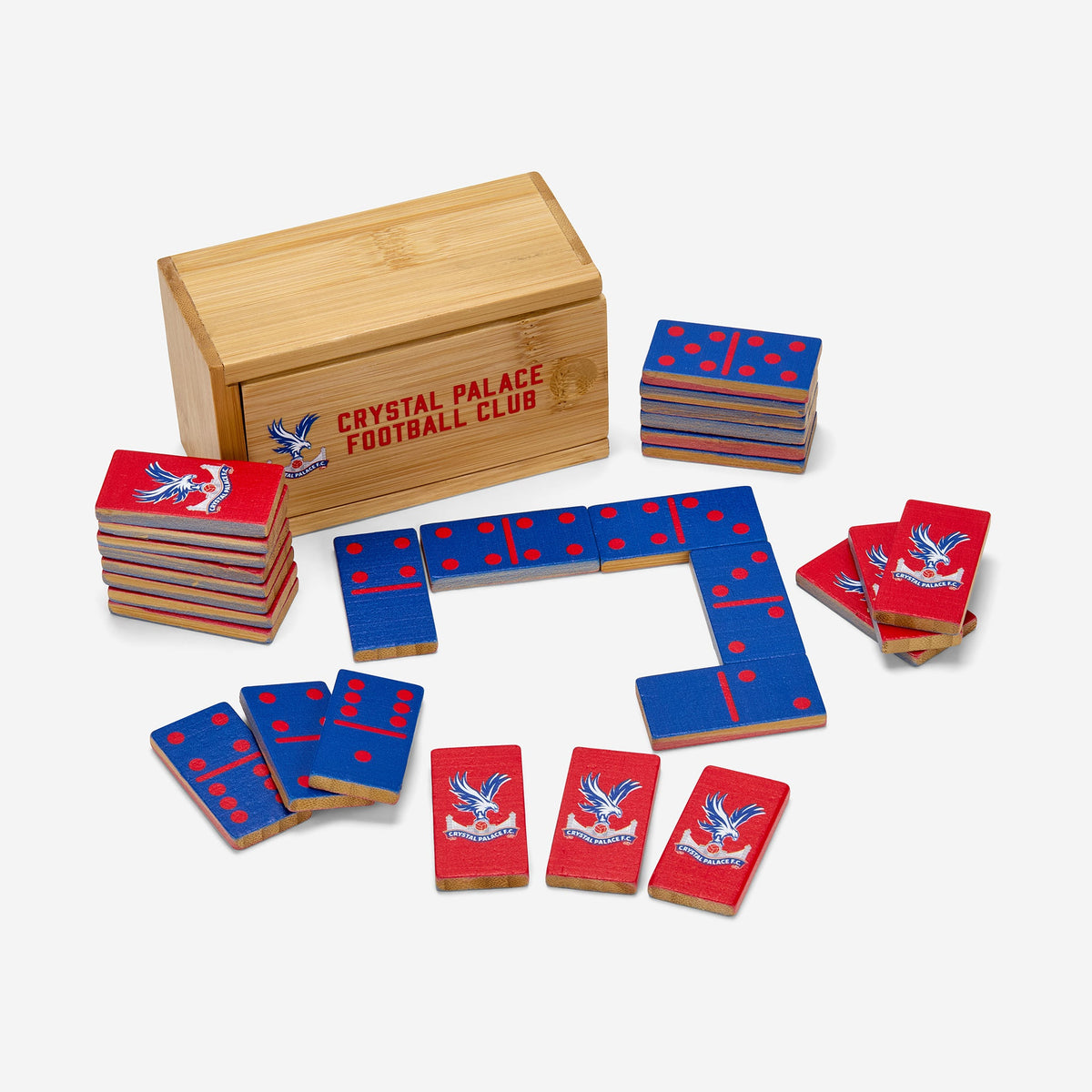CPFC Wooden Boxed Domino Set