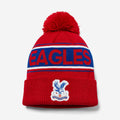 Eagles Ribbed Cuff Bobble Hat Red