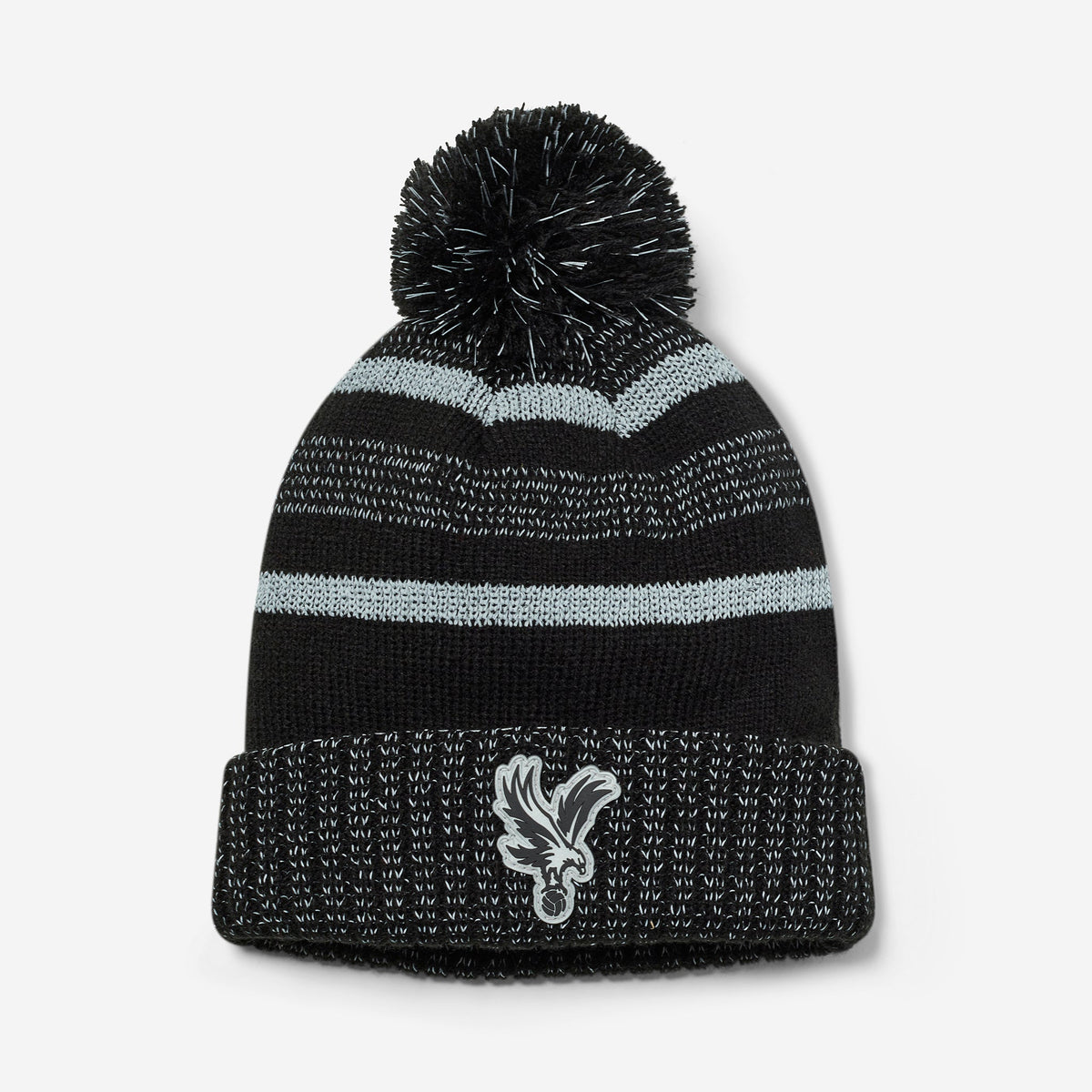Eagle Reflective Mix Bobble Hat Grey