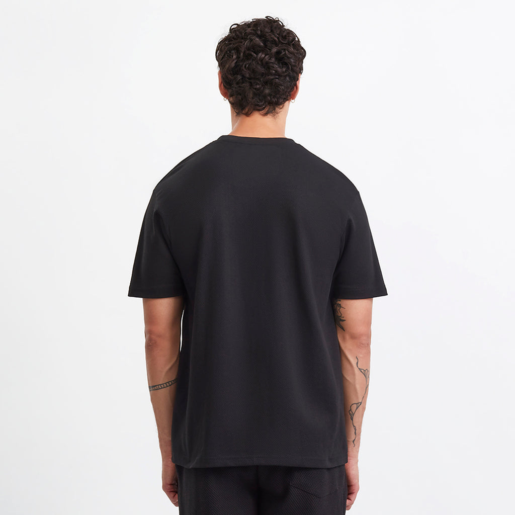 Eagle Waffle T-Shirt Black