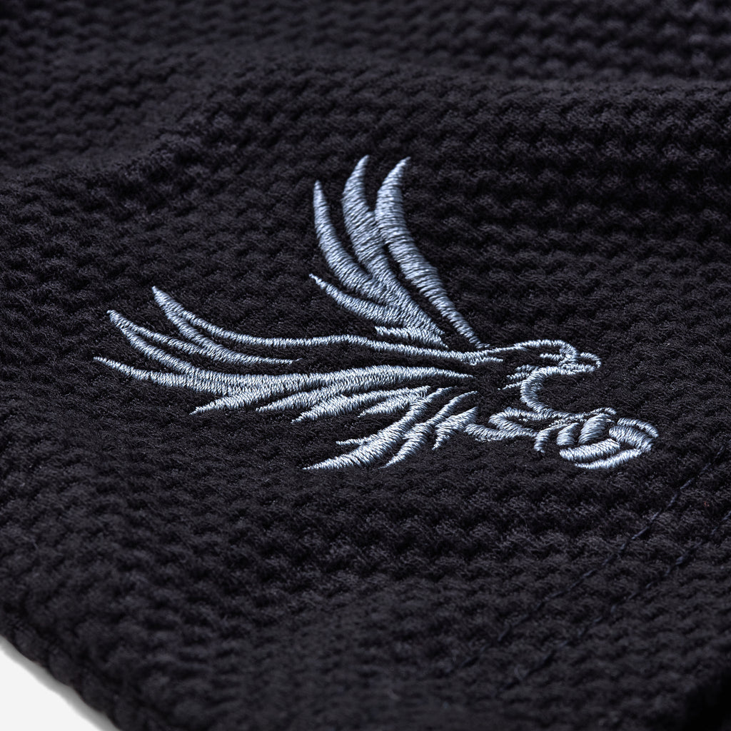 Eagle Waffle Shorts Black