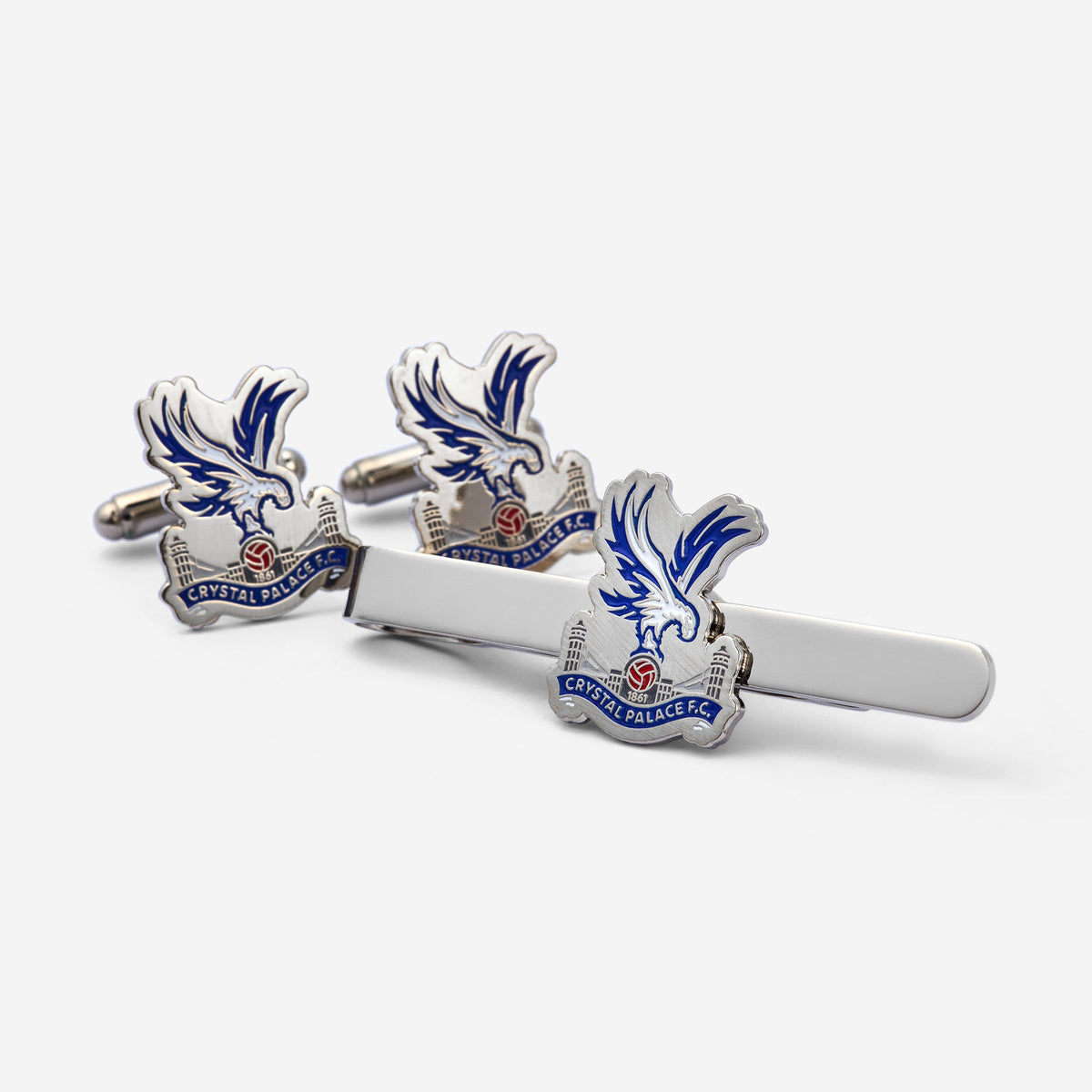 Logo Cufflinks and Tie Pin Set