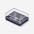 Logo Cufflinks and Tie Pin Set Antique Silver