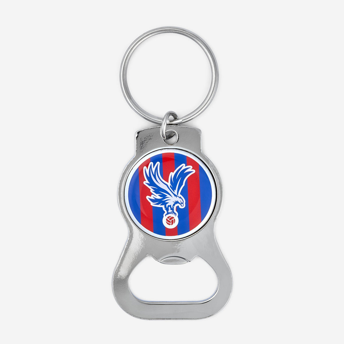 Striped Bottle Opener Keyring