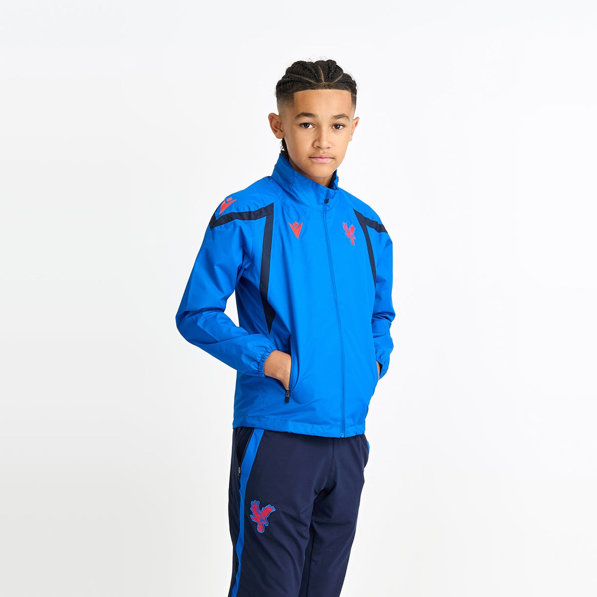 26/27 Training Shower Jacket Junior Royal