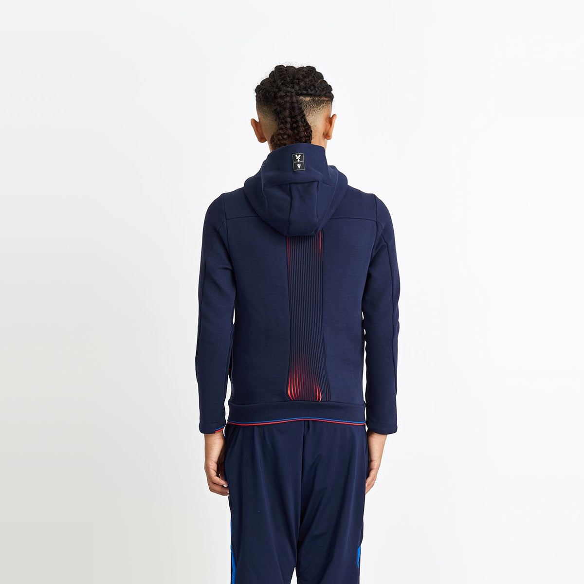 26/27 Travel FZ Hooded Sweatshirt Junior Navy