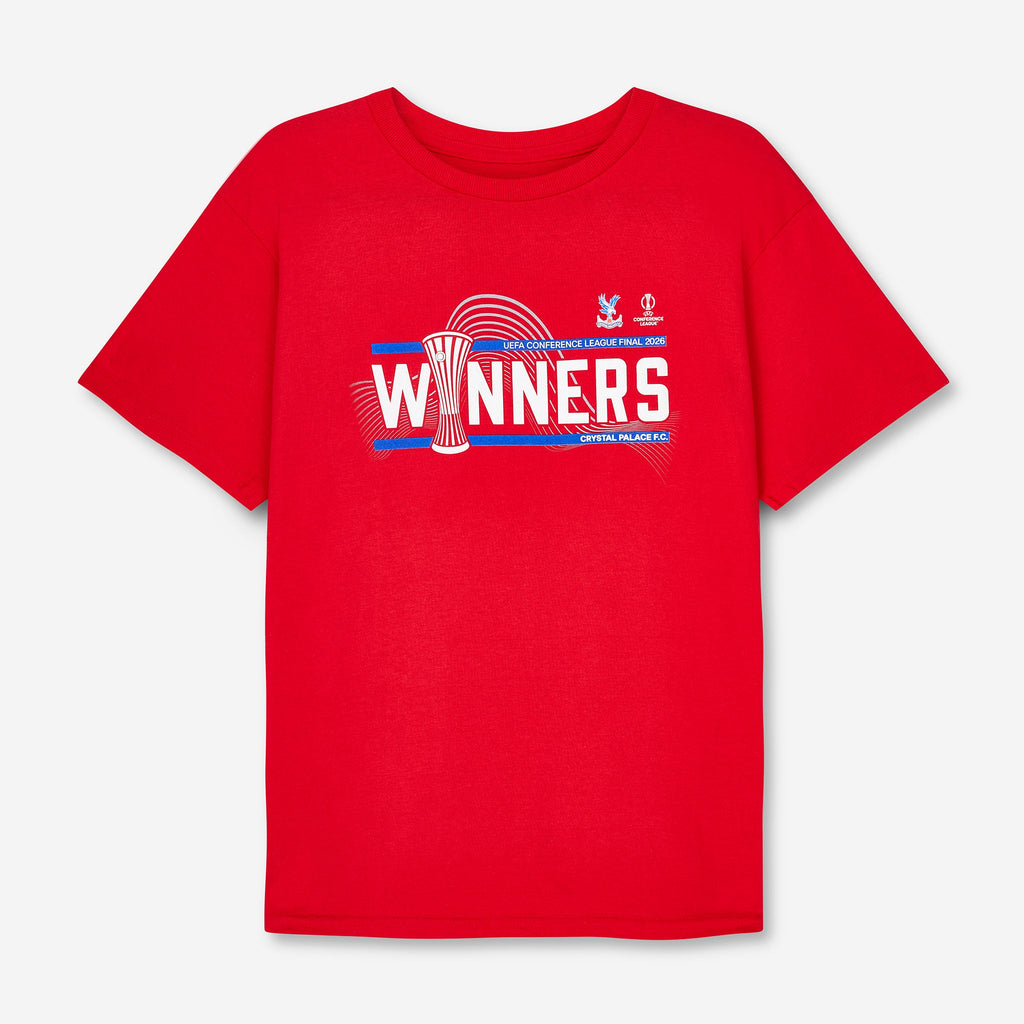 UEFA Conference League Winners T-Shirt Junior Red