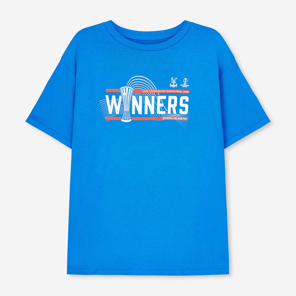 UEFA Conference League Winners T-Shirt Junior Blue