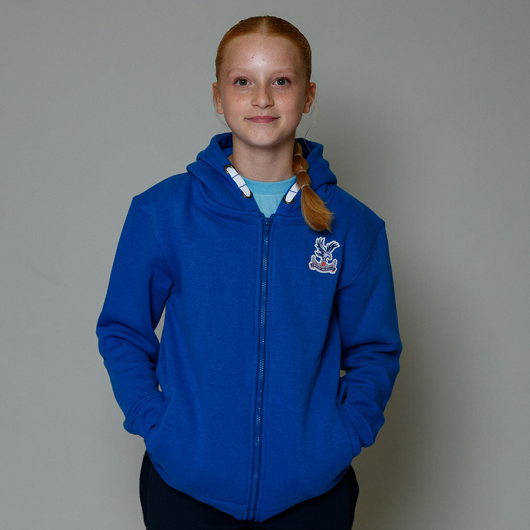Essentials Royal Full Zip Hoodie Youth