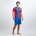 Striped Logo Short PJ's Red/Blue