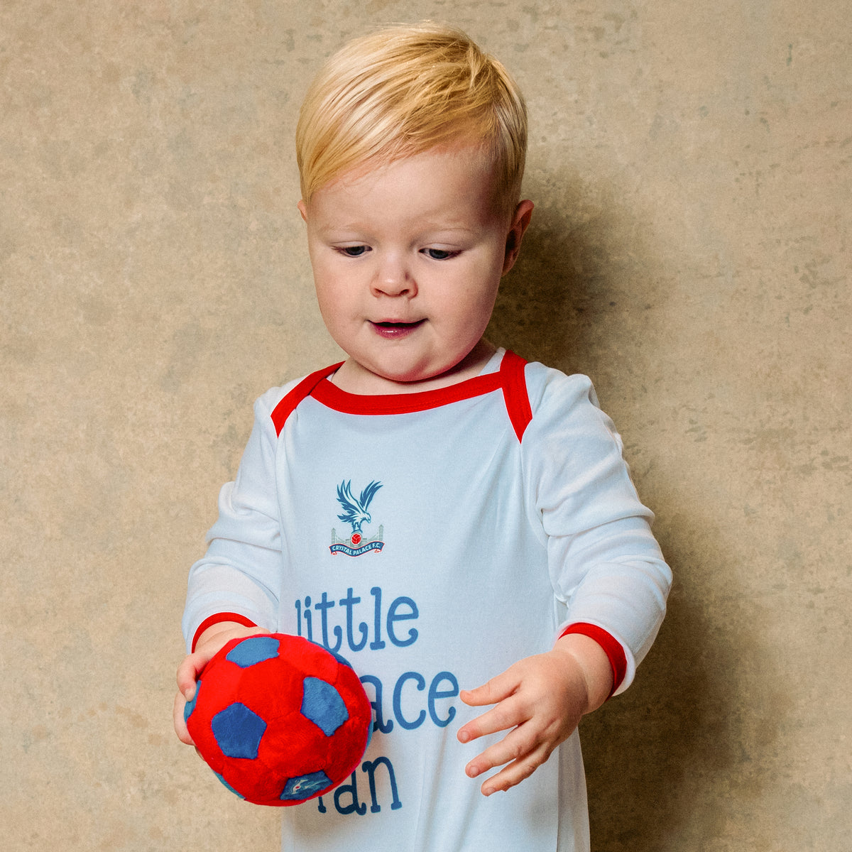 Baby Palace Fan Sleepsuit White