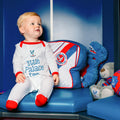 Baby Palace Fan Sleepsuit White