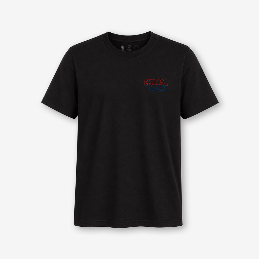 CPFC 'Made from Glass' Trio T-Shirt Black