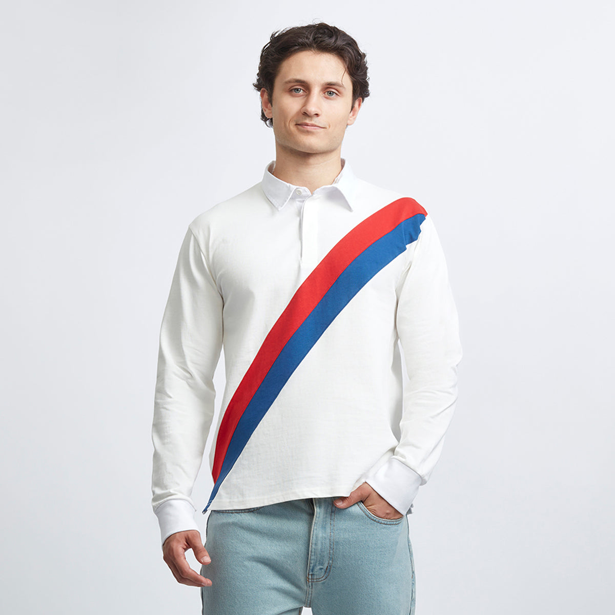 Club Classic Rugby Shirt White