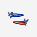 Logo Hair Slides 2 Pack