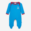 Logo Baby Sleepsuit Royal