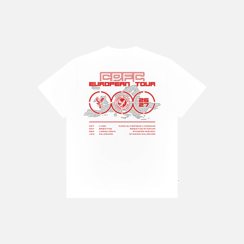 CPFC x AOF European Tour 26/27 T-Shirt White