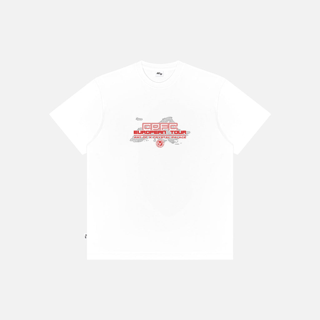 CPFC x AOF European Tour 26/27 T-Shirt White