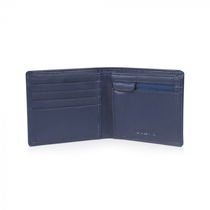 Logo Tweed Wallet Blue