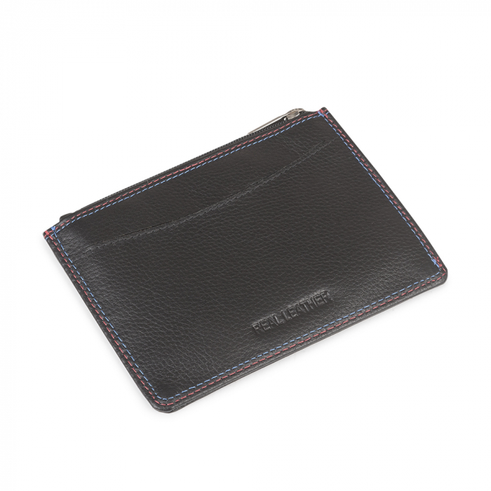Logo Soft Leather Coin Pouch